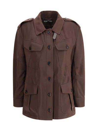 Tom Ford Blazers & Vests In Brown
