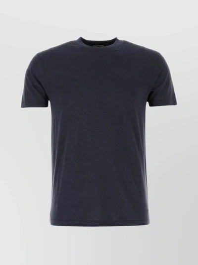 TOM FORD BLEND CREW-NECK T-SHIRT WITH SHORT SLEEVES