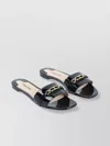 Tom Ford Whitney Calfskin Chain Slide Sandals In Black