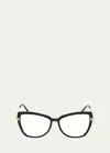 Tom Ford Blue Blocking Mixed-media Butterfly Glasses