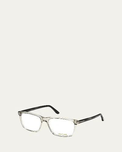 Tom Ford Blue Blocking Two-tone Acetate Square Glasses