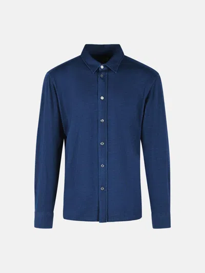 Tom Ford Blue Cotton Shirt