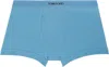 Tom Ford Blue Cotton Stretch Jersey Boxer Briefs In Blue
