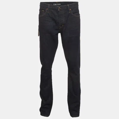 Pre-owned Tom Ford Blue Denim Slim Fit Jeans Xxl/waist 37"