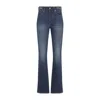 Tom Ford High-waist Straight Cotton Jeans In Blue