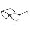 Tom Ford Blue Light Block Cat Eye Ladies Eyeglasses Ft5616-b 001 54