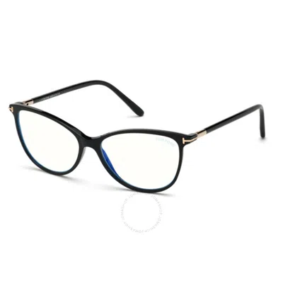 Tom Ford Blue Light Block Cat Eye Ladies Eyeglasses Ft5616-b 001 54