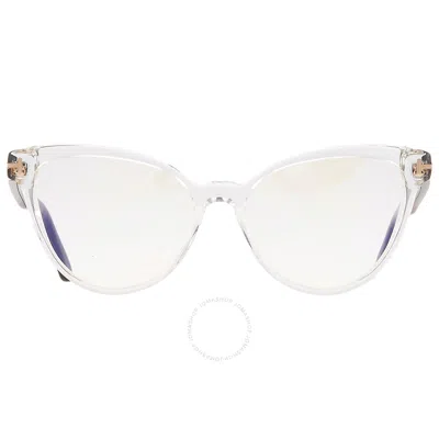 Tom Ford Blue Light Block Cat Eye Ladies Eyeglasses Ft5639-b 026 54 In White