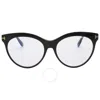 Tom Ford Blue Light Block Cat Eye Ladies Eyeglasses Ft5827-b 001 55 In Blue