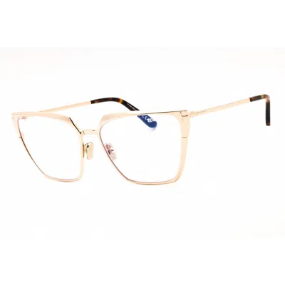 Tom Ford Blue Light Block Cat Eye Ladies Eyeglasses Ft5945-b 028 56 In Gold