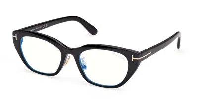 Tom Ford Blue Light Block Cat Eye Ladies Eyeglasses Ft6152-d-b 001 54