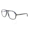 Tom Ford Ft5737-b Aviator-frame Glasses In Black / Blue