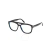 Tom Ford Blue Light Block Navigator Men's Eyeglasses Ft6024-b 001 56