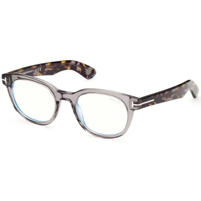 Tom Ford Blue Light Block Oval Men's Eyeglasses Ft5807-b 020 50