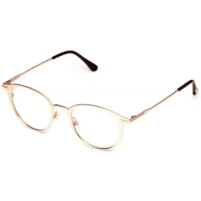 Tom Ford Blue Light Block Oval Unisex Eyeglasses Ft5528-b 029 49 In Multi