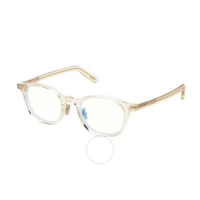 Tom Ford Blue Light Block Oval Unisex Eyeglasses Ft5783-d-b 039 47 In Gold