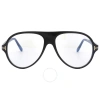 Tom Ford Ft5012b Pilot-frame Glasses In Black / Blue