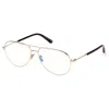 Tom Ford Blue Light Block Pilot Men's Eyeglasses Ft5829-b 028 57
