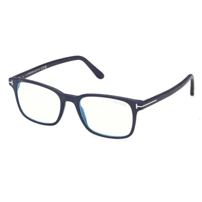 Tom Ford Blue Light Block Rectangular Men's Eyeglasses Ft5831-b 091 51