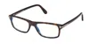 Tom Ford T-logo Rectangle-frame Glasses In White