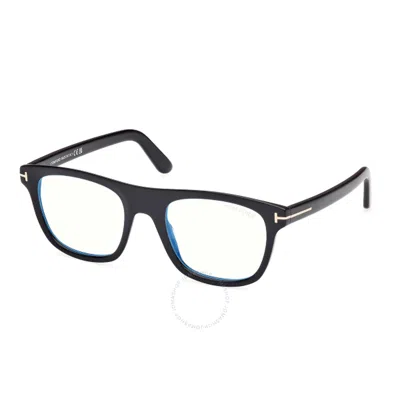 Tom Ford Blue Light Block Sport Men's Eyeglasses Ft5939-b 001 52 In Black