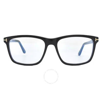 Tom Ford Blue Light Block Square Men's Eyeglasses Ft5479-b 001 56 In Black