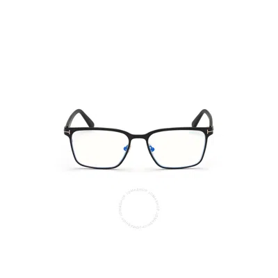 Tom Ford Blue Light Block Square Men's Eyeglasses Ft5733-b 002 55