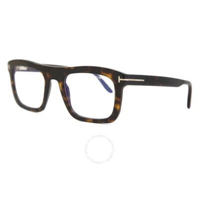 Tom Ford Blue Light Block Square Men's Eyeglasses Ft5757-b 052 52