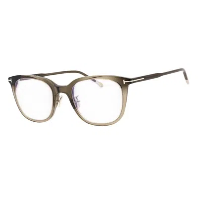 Tom Ford Blue Light Block Square Men's Eyeglasses Ft5776-d-b 020 53 In Gray