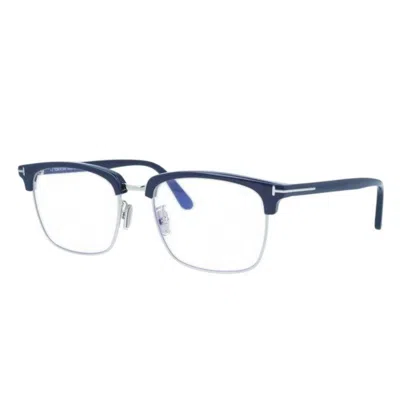 Tom Ford Blue Light Block Square Men's Eyeglasses Ft5801-f-b 090 56