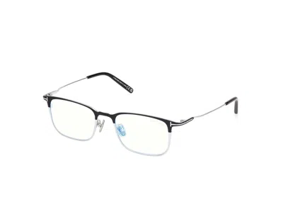 Tom Ford Blue Light Block Square Men's Eyeglasses Ft5929-d-b 002 51 In White