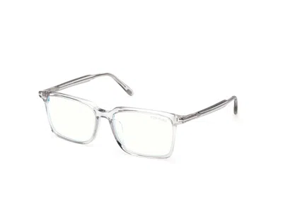 Tom Ford Blue Light Block Square Men's Eyeglasses Ft6100-d-b 020 56