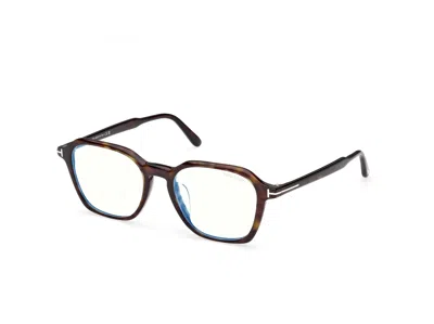 Tom Ford Blue Light Block Square Men's Eyeglasses Ft6101-d-b 052 53 In ["blue"]