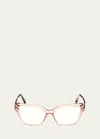 TOM FORD BLUE LIGHT BLOCKING ACETATE CAT-EYE GLASSES