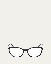Tom Ford Blue Light Blocking Cat-eye Glasses In Black