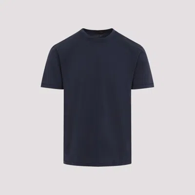 Tom Ford Short Sleeve Crewneck T-shirt In Dark Blue