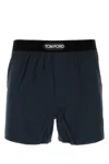 TOM FORD BLUE SATIN BOXER