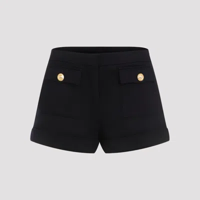 Tom Ford Tailored Wool-cashmere Blend Shorts With Pocket Details In Black