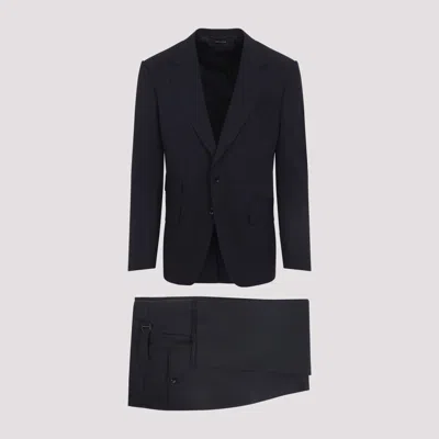 TOM FORD TOM FORD BLUE WOOL SUIT