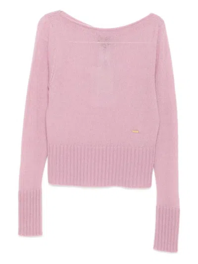 Tom Ford Boat-neck Sweater In Pink