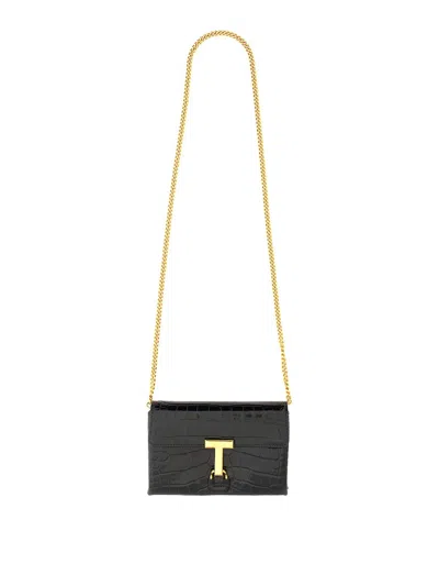 Tom Ford Bag With Logo In Black