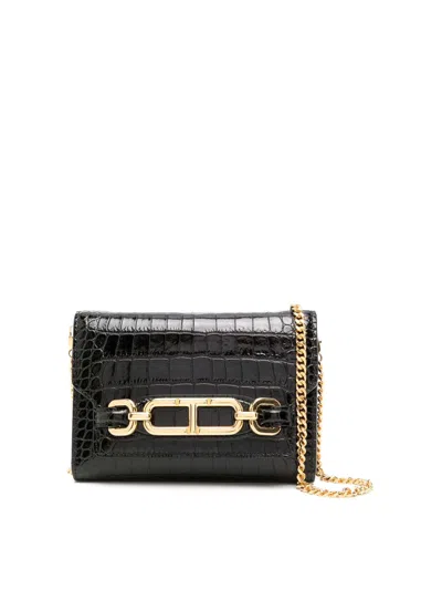 Tom Ford Mini Whitney Clutch Bag In Black