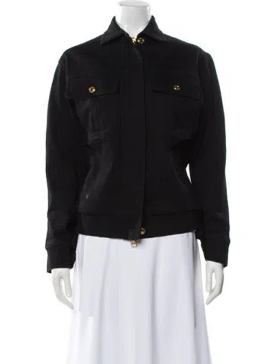 Pre-owned Tom Ford Bomber Jacket In Black