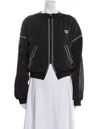 Pre-owned Tom Ford Bomber Jacket In Black