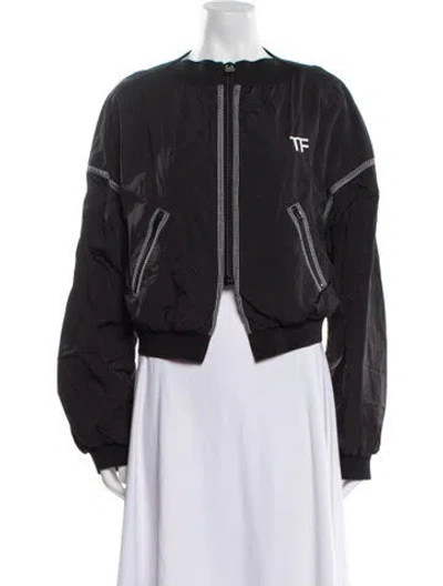 Pre-owned Tom Ford Bomber Jacket In Black