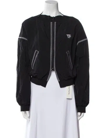 Pre-owned Tom Ford Bomber Jacket In Black