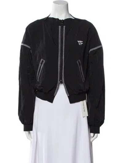 Pre-owned Tom Ford Bomber Jacket In Black