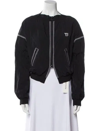 Pre-owned Tom Ford Bomber Jacket In Black