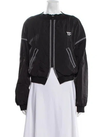 Pre-owned Tom Ford Bomber Jacket In Black