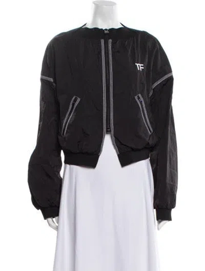 Pre-owned Tom Ford Bomber Jacket In Black
